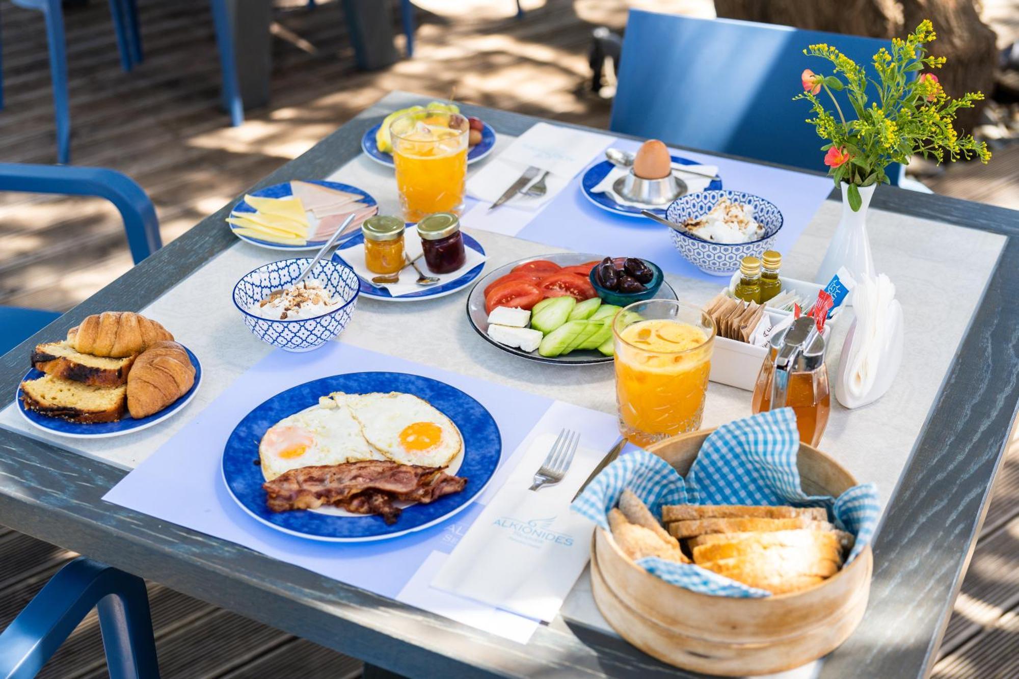 Alkionides Seaside Hotel Platanias  Luaran gambar