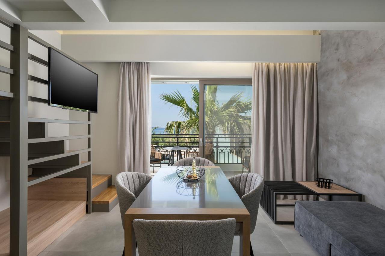 Alkionides Seaside Hotel Platanias  Luaran gambar