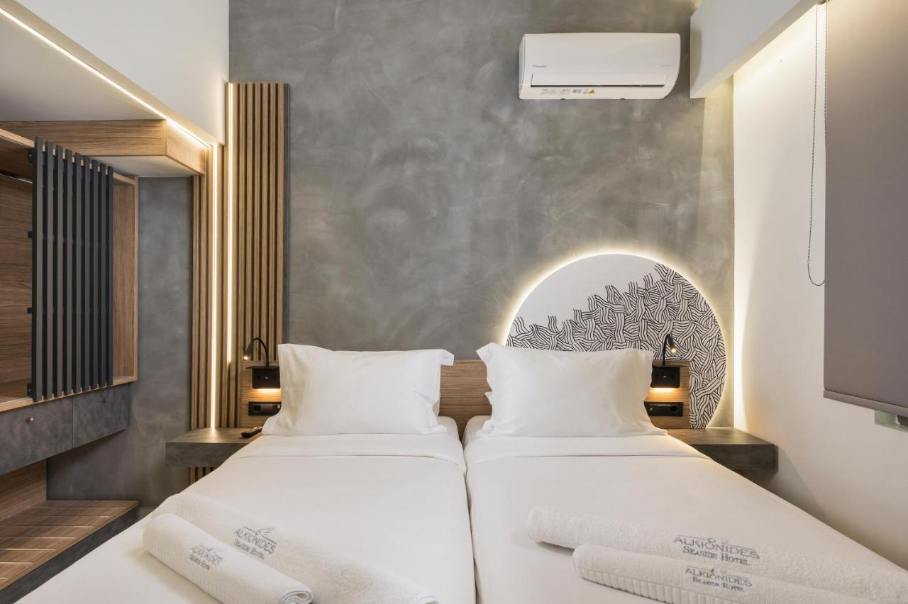 Alkionides Seaside Hotel Platanias  Luaran gambar