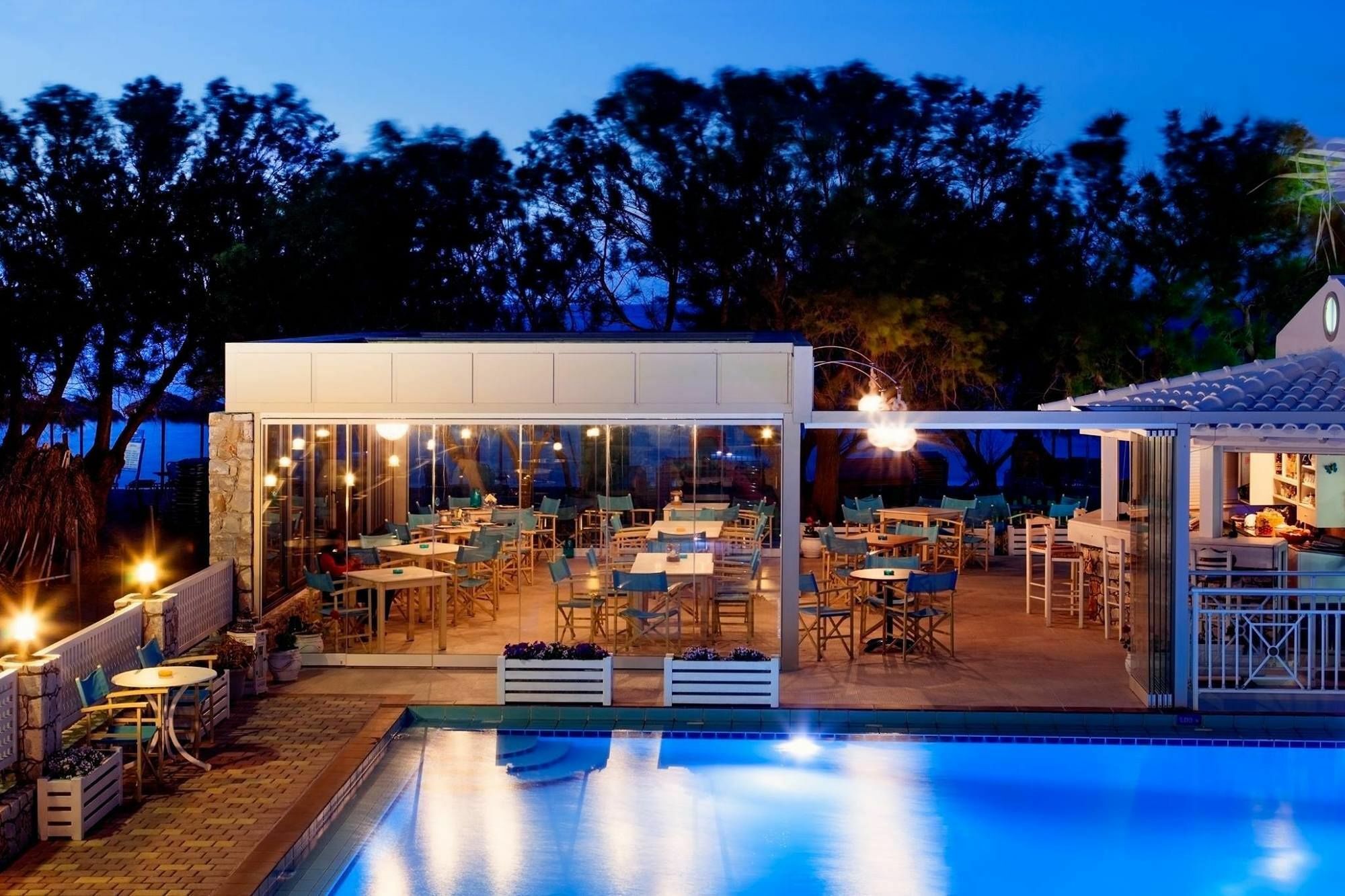Alkionides Seaside Hotel Platanias  Luaran gambar